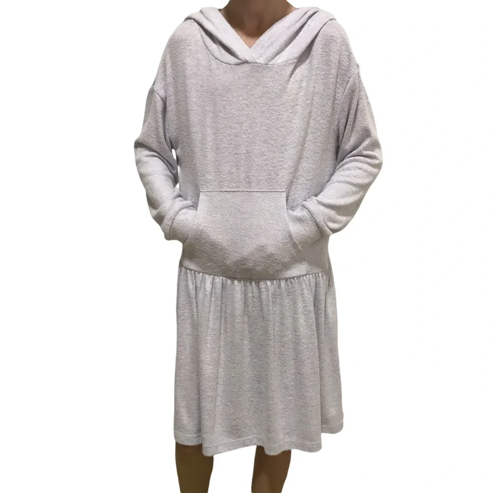 GYMBOREE Dress Comfortable Athletic Style Drop Waist Hoodie Size 7/8 M